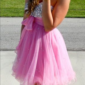 Pink formal dress
